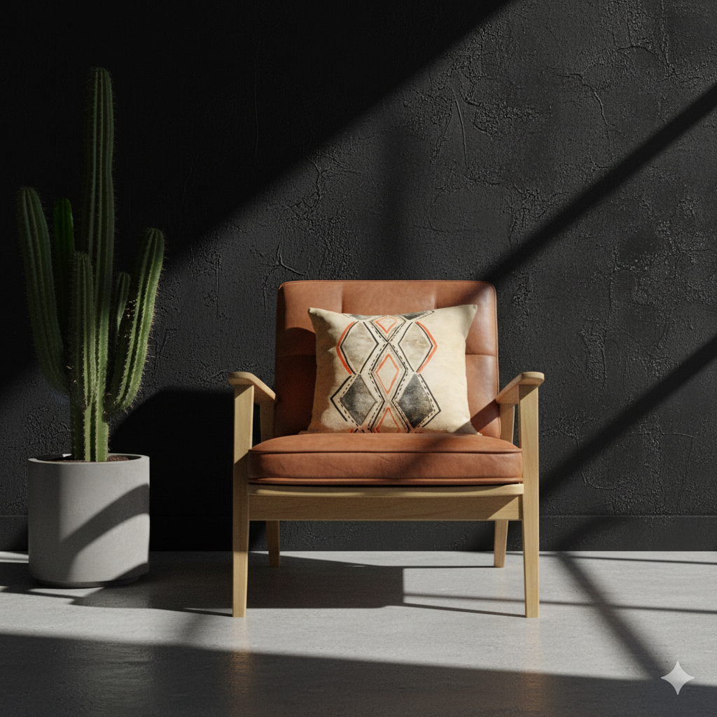 Reversible Southwestern Throw Pillow Cover