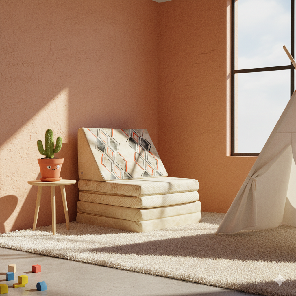 Luna Lounger Play Couch in Desert