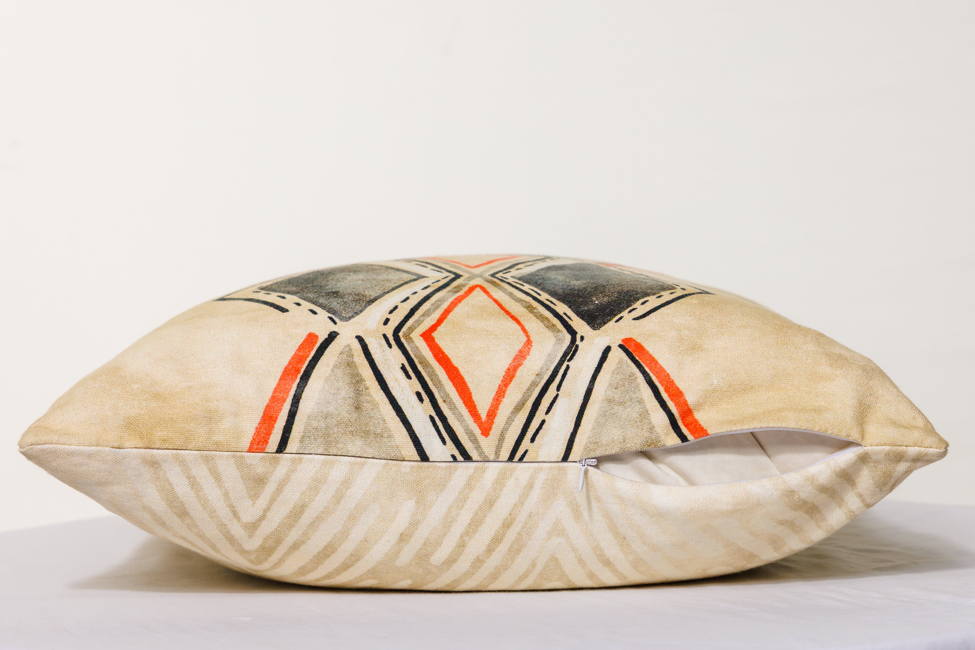 Reversible Southwestern Throw Pillow Cover in Desert