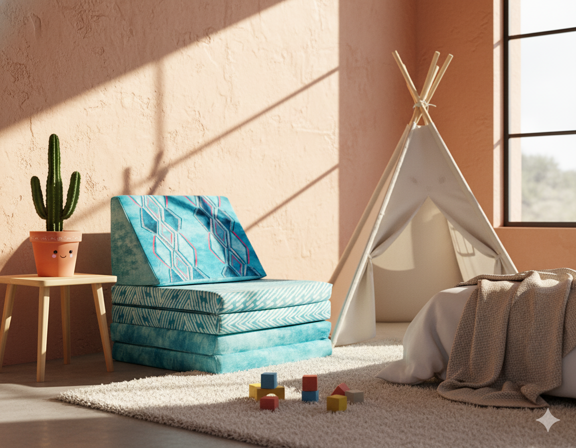 Luna Lounger Play Couch in Sea