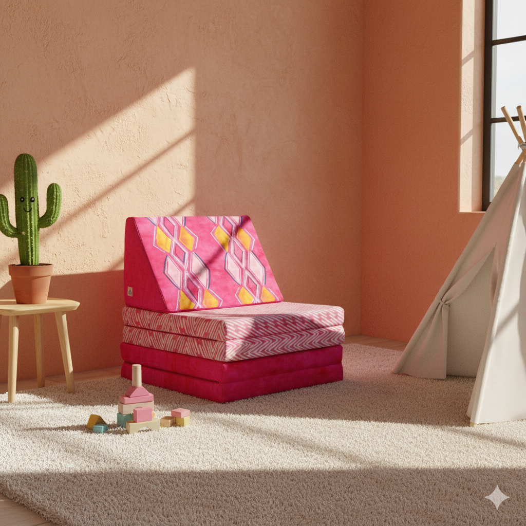 Luna Lounger Play Couch in Sunset